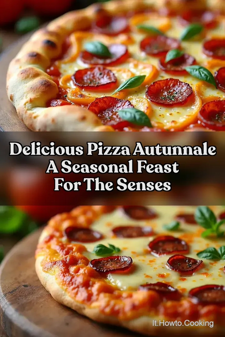 Delicious Pizza autunnale A Seasonal Feast for the Senses