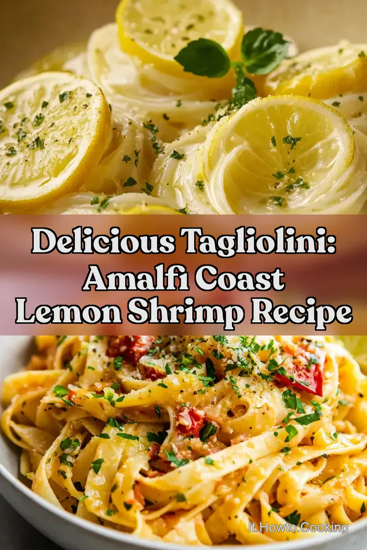 Delicious Tagliolini: Amalfi Coast Lemon Shrimp Recipe