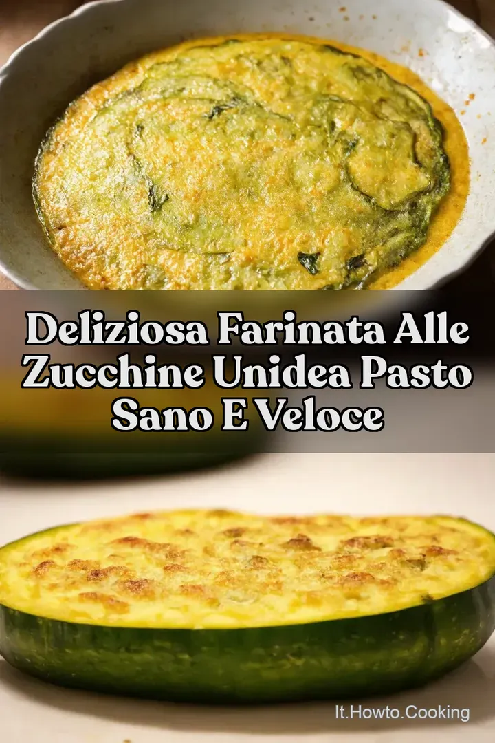 Deliziosa FARINATA ALLE ZUCCHINE UnIdea Pasto Sano e Veloce