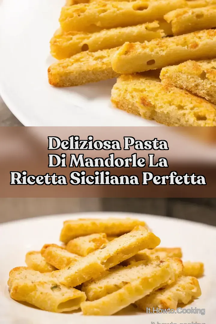 Deliziosa Pasta di Mandorle La Ricetta Siciliana Perfetta