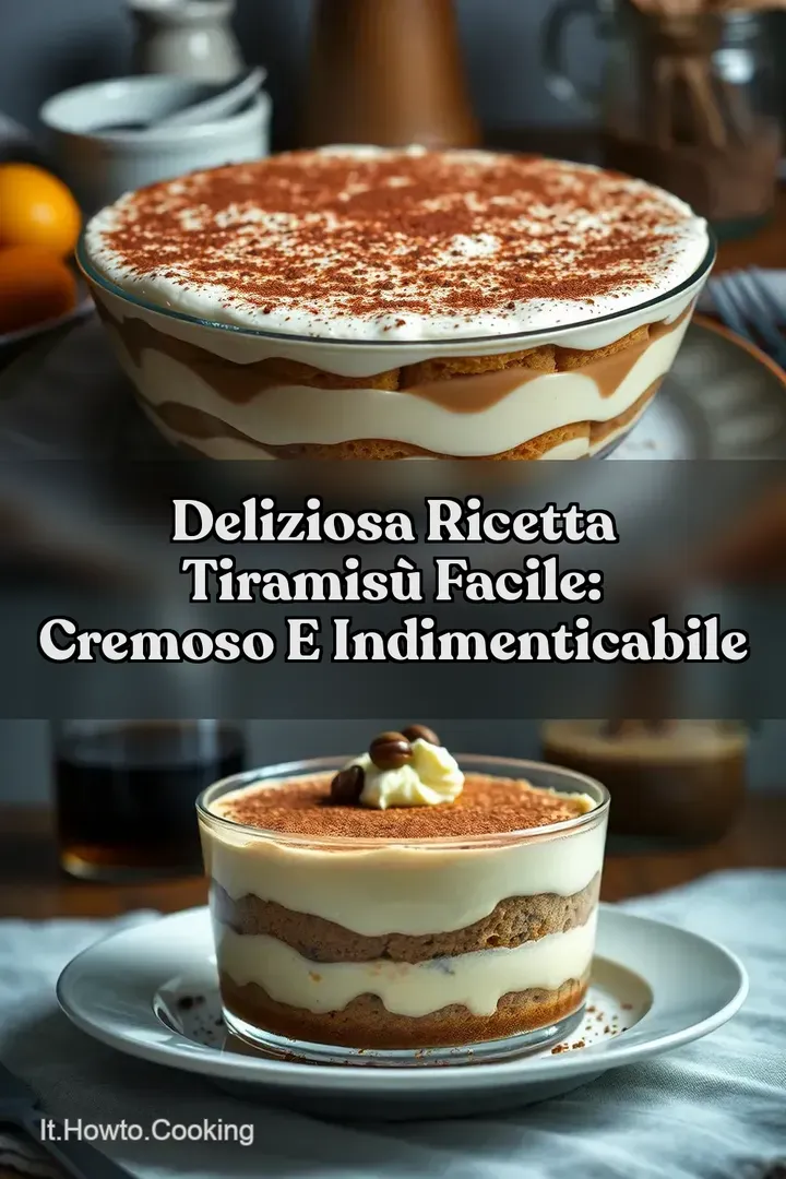 Deliziosa Ricetta Tiramis&ugrave; Facile: Cremoso e Indimenticabile