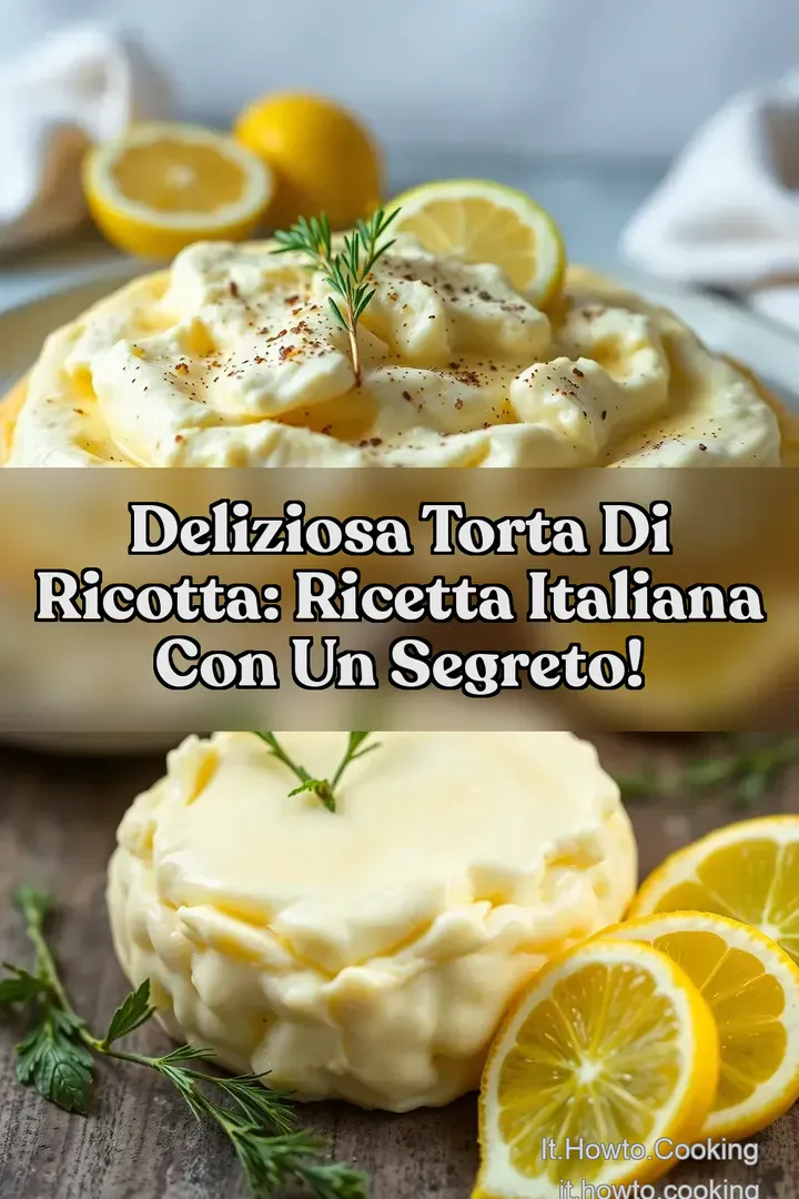 Deliziosa Torta di Ricotta: Ricetta Italiana con un Segreto!