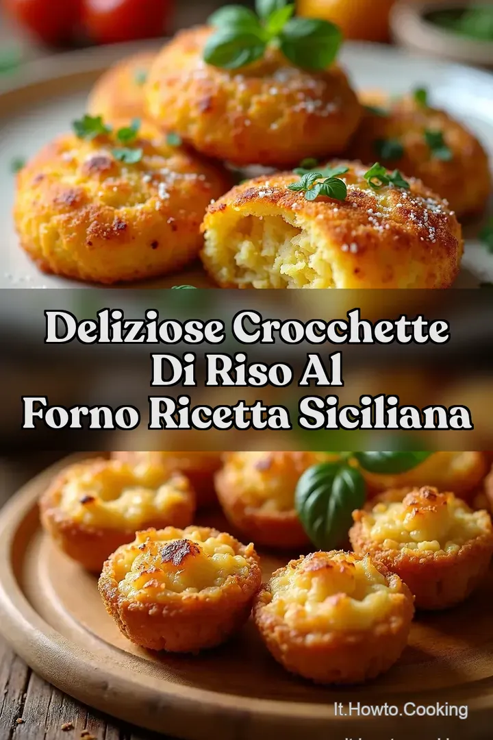 Deliziose Crocchette di Riso al Forno Ricetta Siciliana