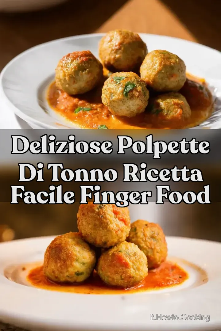 Deliziose Polpette di Tonno Ricetta Facile Finger Food