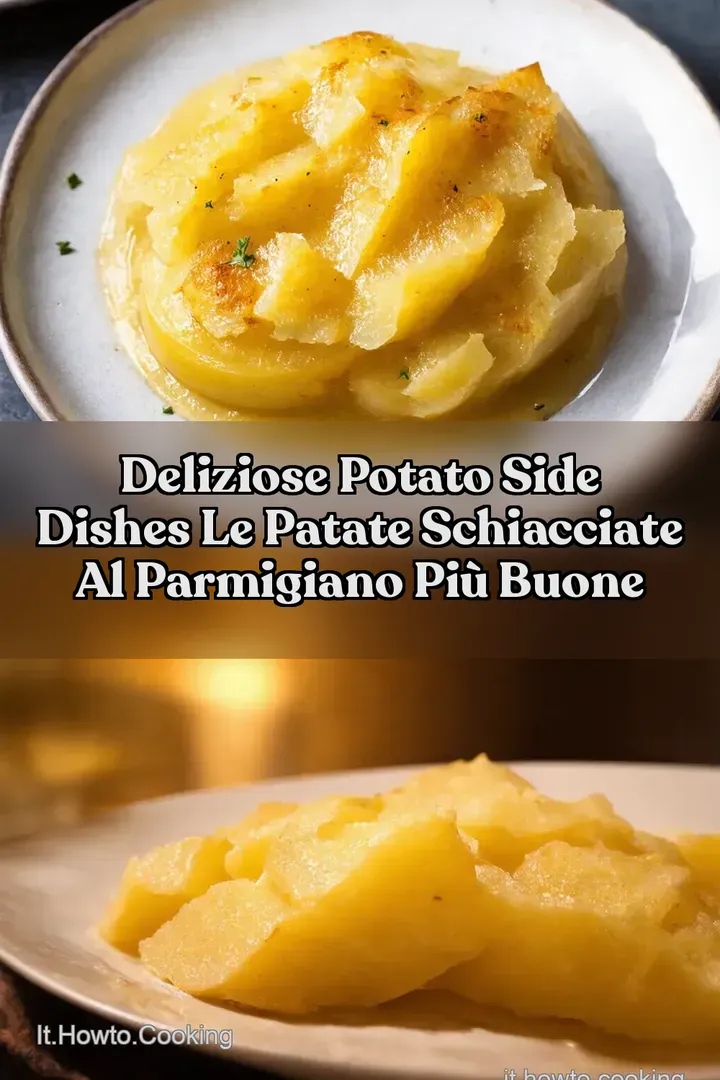Deliziose Potato Side Dishes Le Patate Schiacciate al Parmigiano Pi&ugrave; Buone