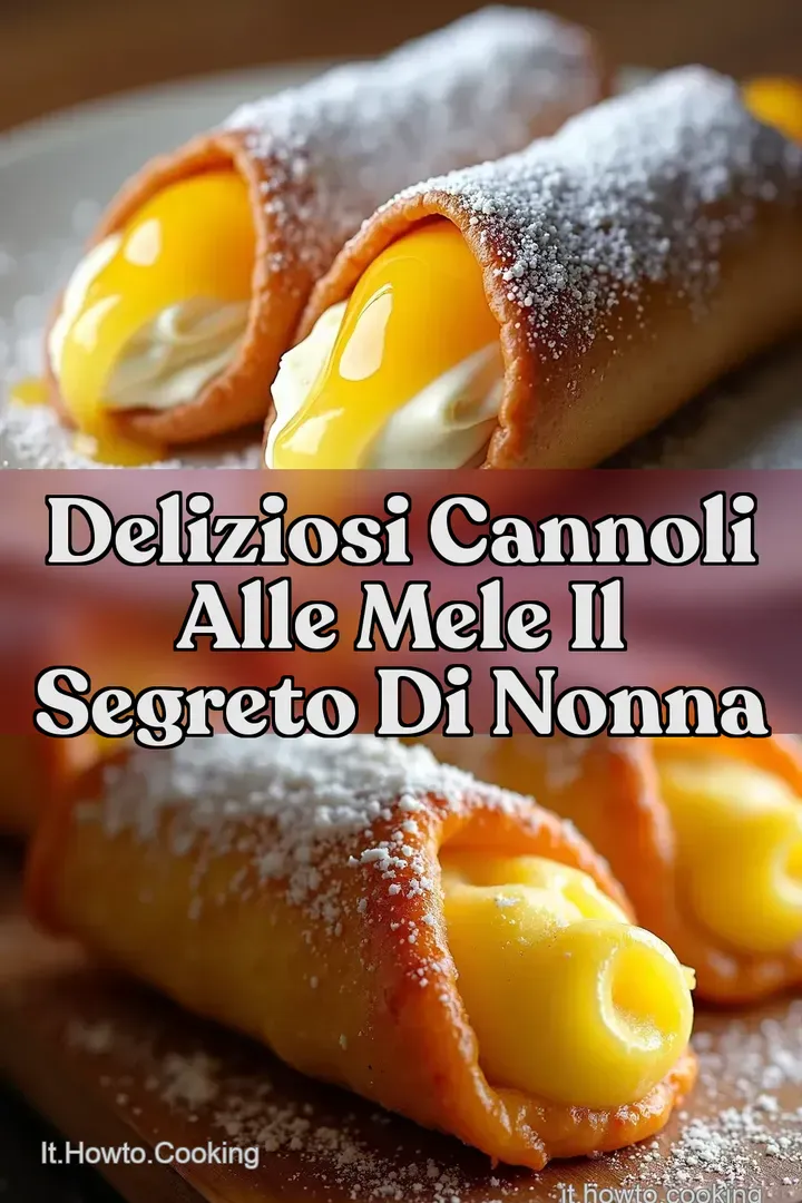 Deliziosi Cannoli alle Mele Il Segreto di Nonna