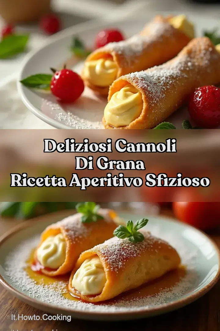 Deliziosi Cannoli di Grana Ricetta Aperitivo Sfizioso