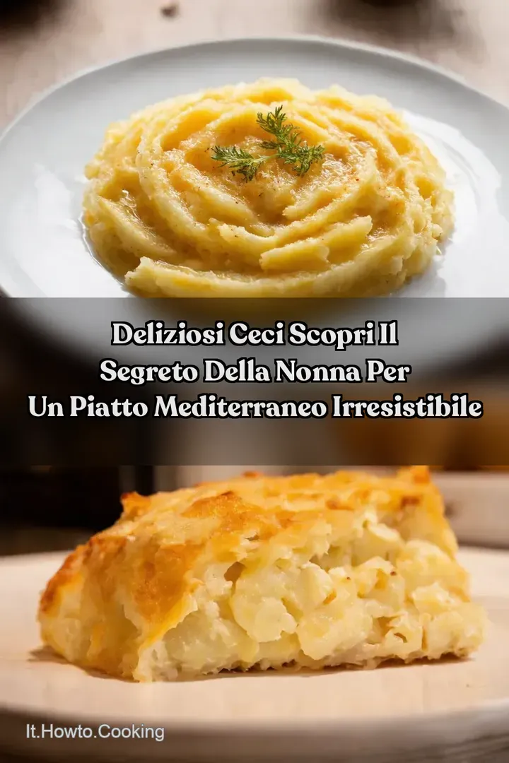 Deliziosi Ceci Scopri il Segreto della Nonna per un Piatto Mediterraneo Irresistibile