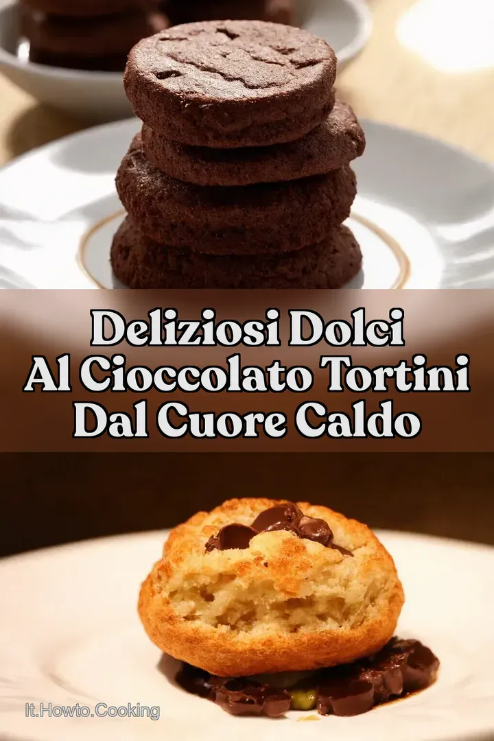 Deliziosi Dolci al cioccolato Tortini dal Cuore Caldo