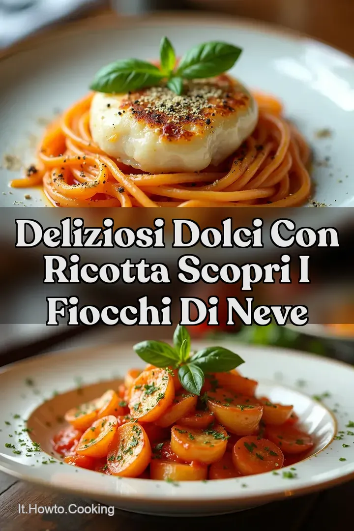 Deliziosi Dolci con Ricotta Scopri i Fiocchi di Neve