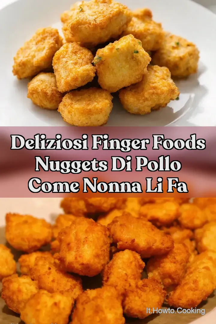 Deliziosi Finger Foods Nuggets di Pollo come Nonna Li Fa