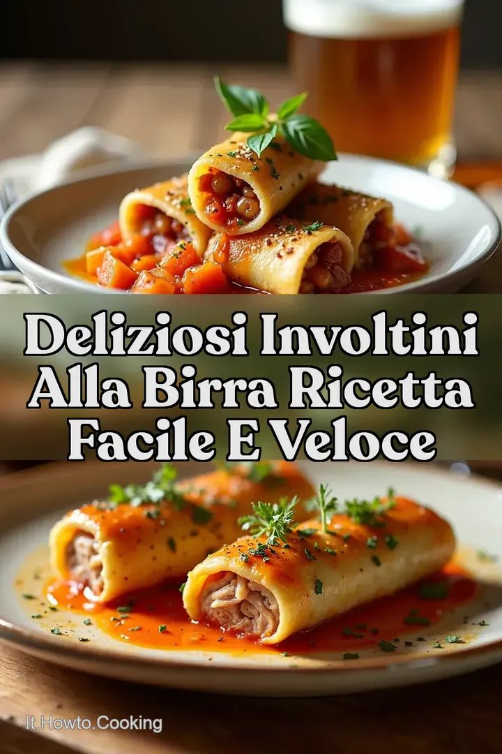 Deliziosi Involtini alla Birra Ricetta Facile e Veloce