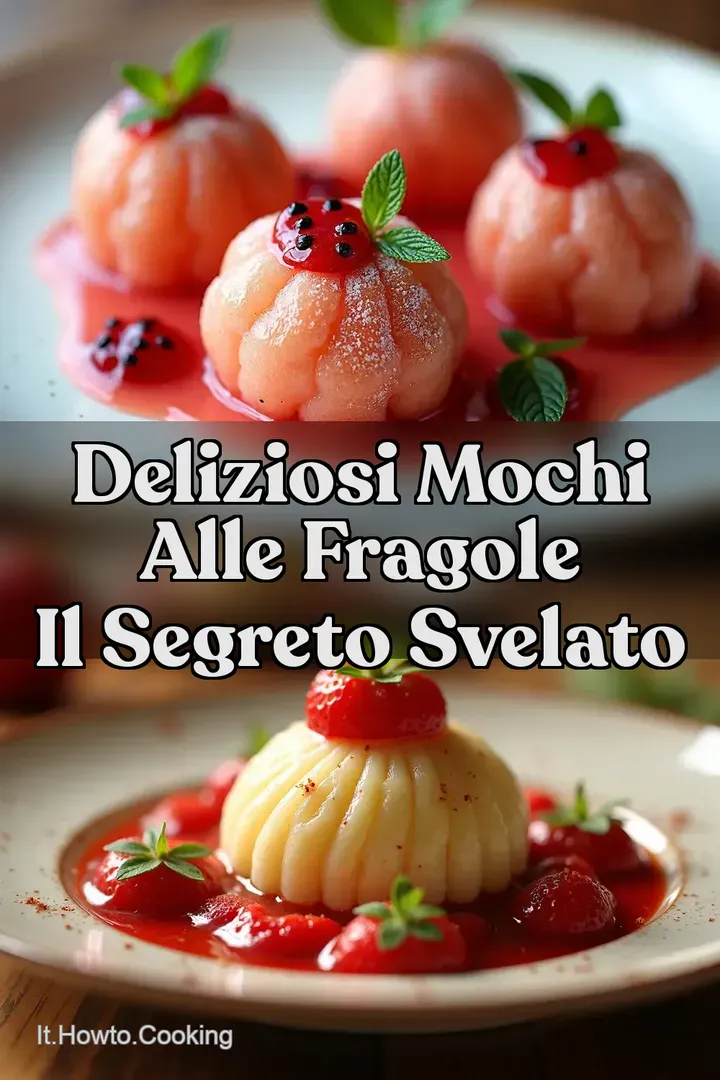Deliziosi Mochi alle fragole il segreto svelato