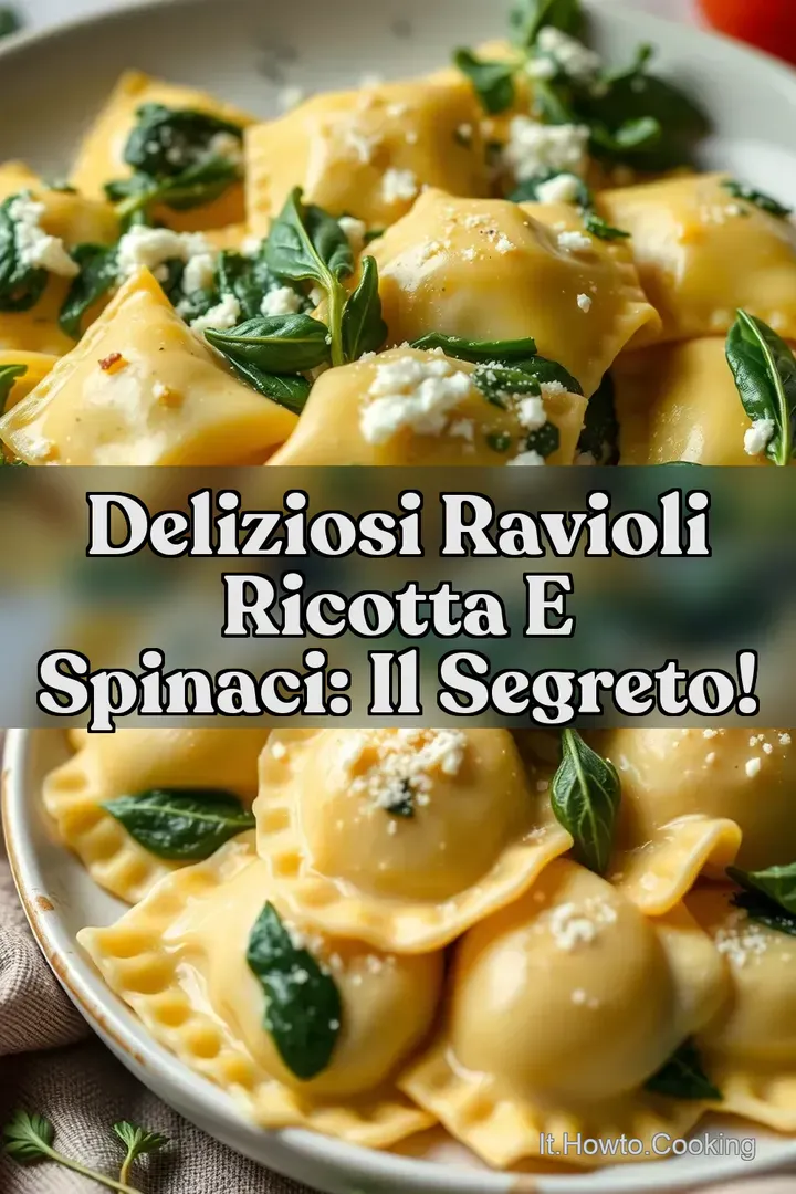 Deliziosi Ravioli Ricotta e Spinaci: Il Segreto!
