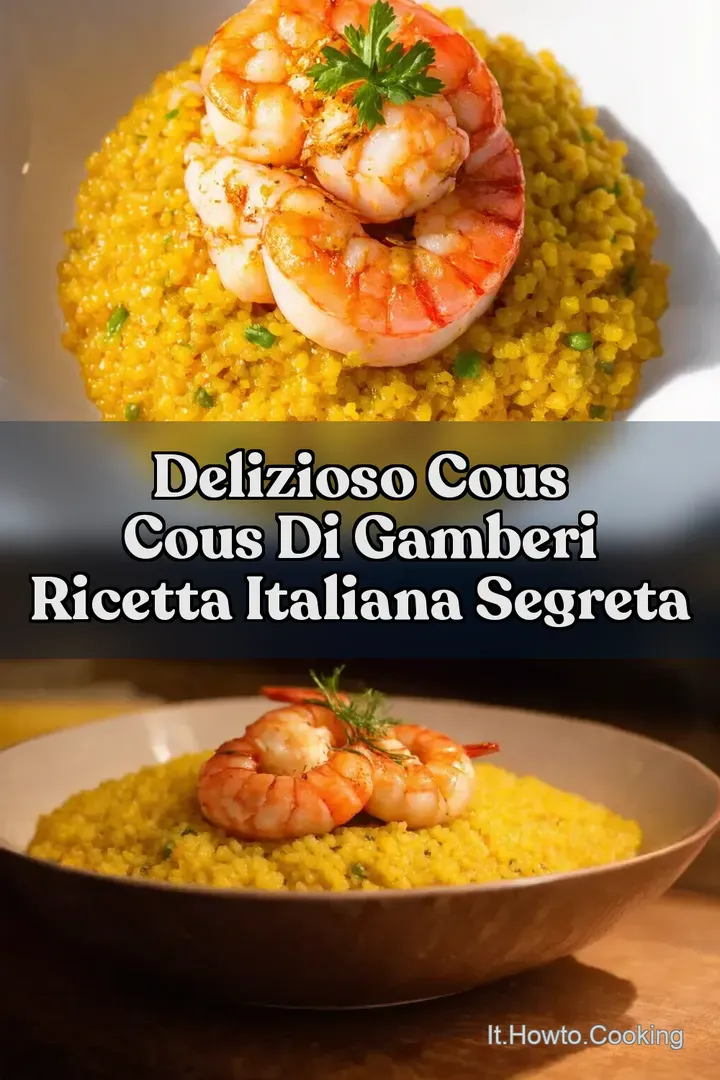 Delizioso Cous cous di gamberi Ricetta Italiana Segreta