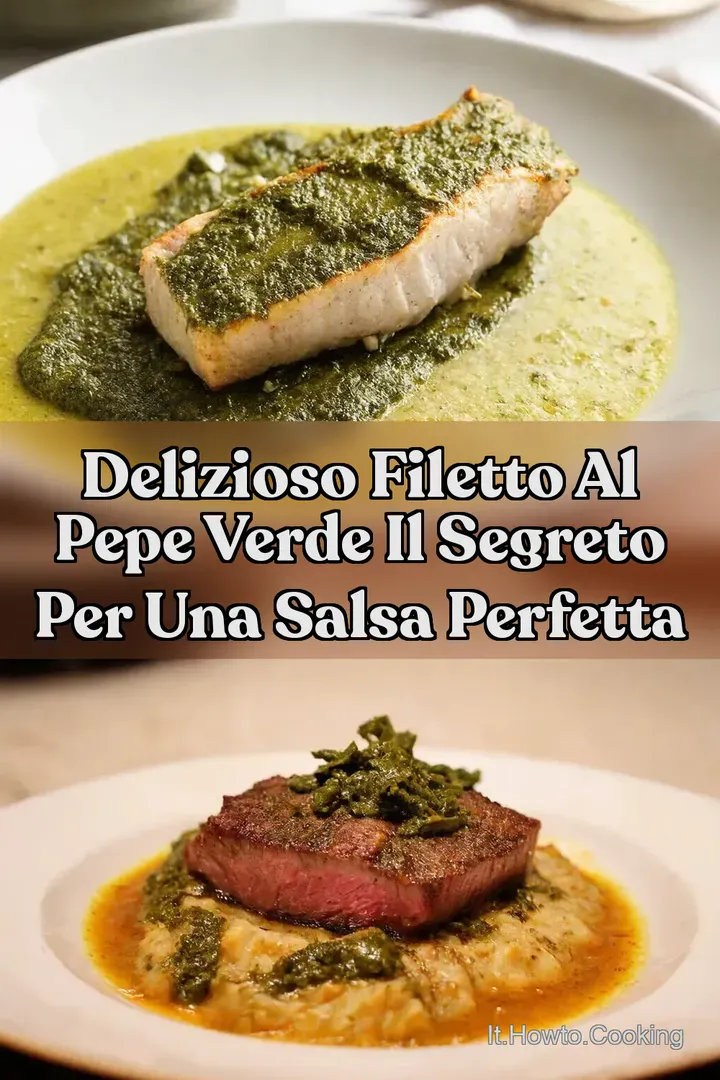 Delizioso Filetto al Pepe Verde Il Segreto per una Salsa Perfetta