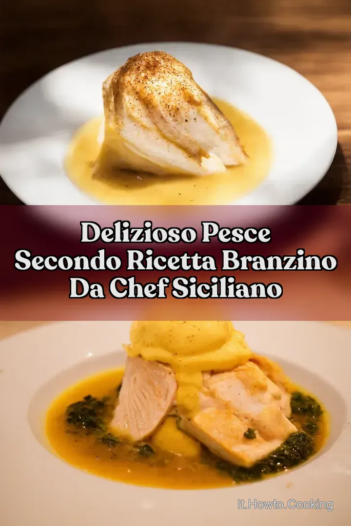 Delizioso Pesce Secondo Ricetta Branzino da Chef Siciliano