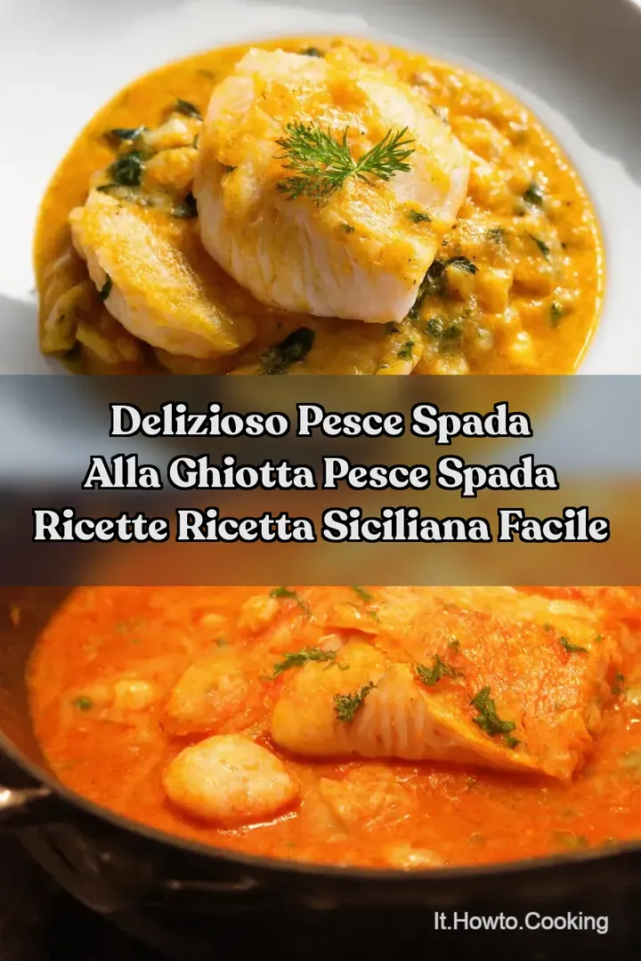 Delizioso pesce spada alla ghiotta pesce spada ricette Ricetta siciliana facile