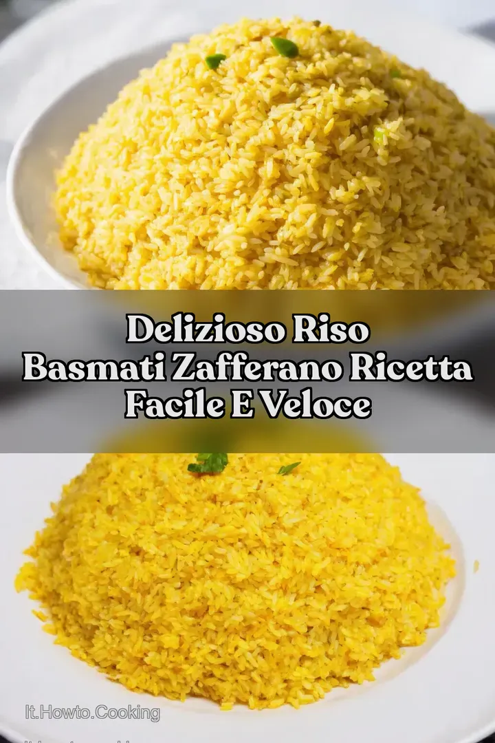 Delizioso Riso Basmati Zafferano Ricetta Facile e Veloce