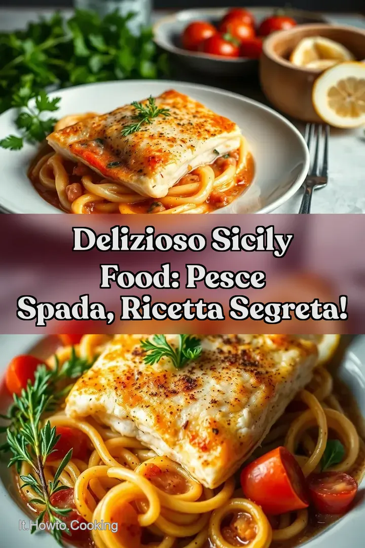 Delizioso Sicily Food: Pesce Spada Ricetta Segreta!