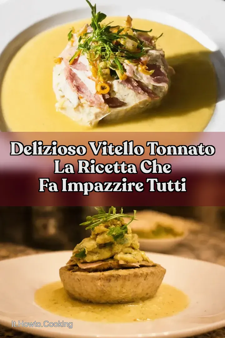 Delizioso Vitello Tonnato La Ricetta che Fa Impazzire Tutti