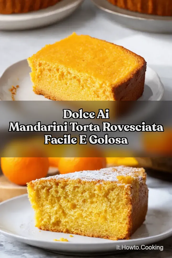Dolce ai Mandarini Torta Rovesciata Facile e Golosa