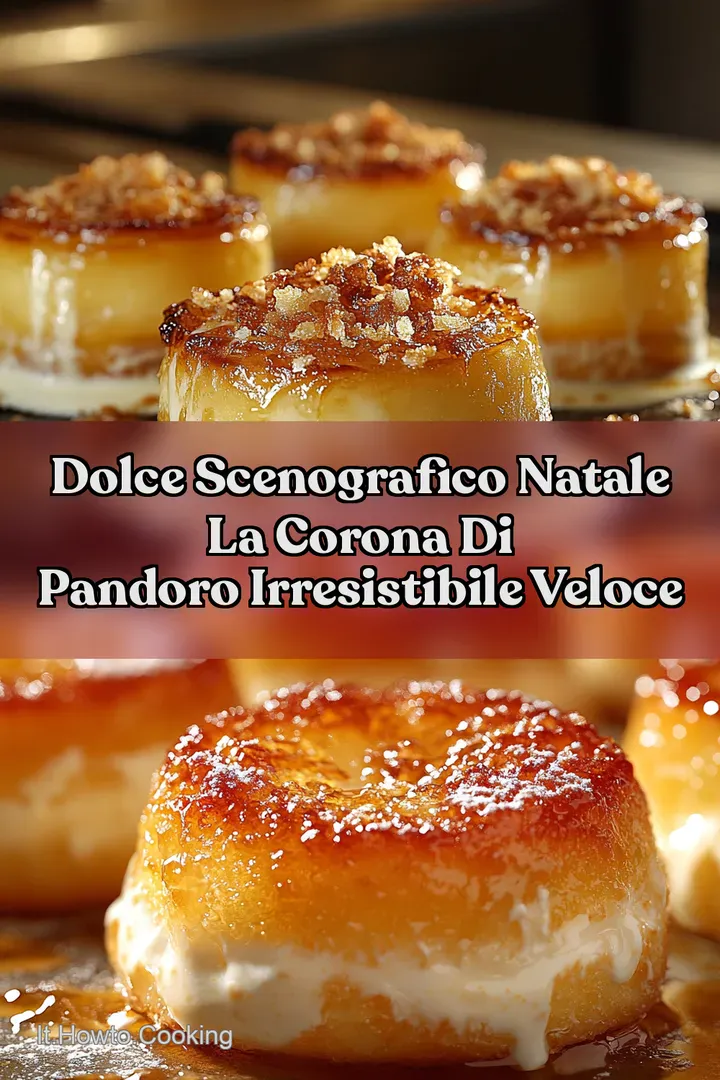 Dolce Scenografico Natale La Corona di Pandoro Irresistibile Veloce