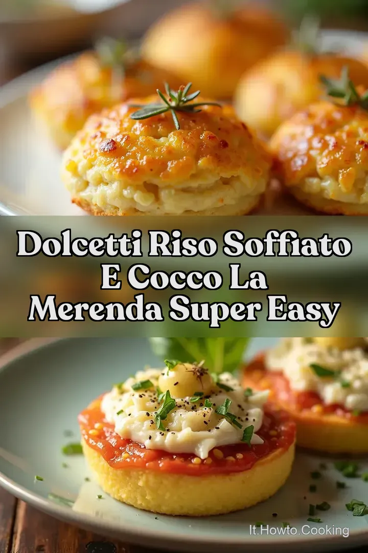 Dolcetti Riso Soffiato e Cocco La Merenda Super Easy