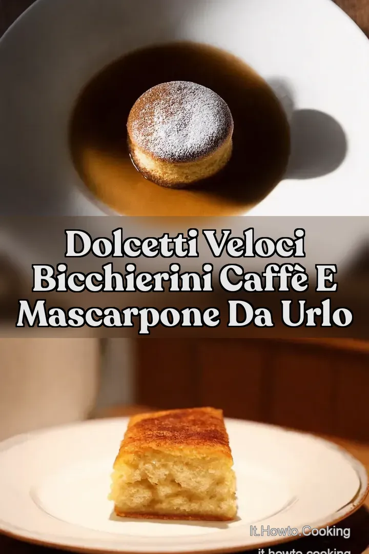 Dolcetti Veloci Bicchierini Caff&egrave; e Mascarpone da Urlo