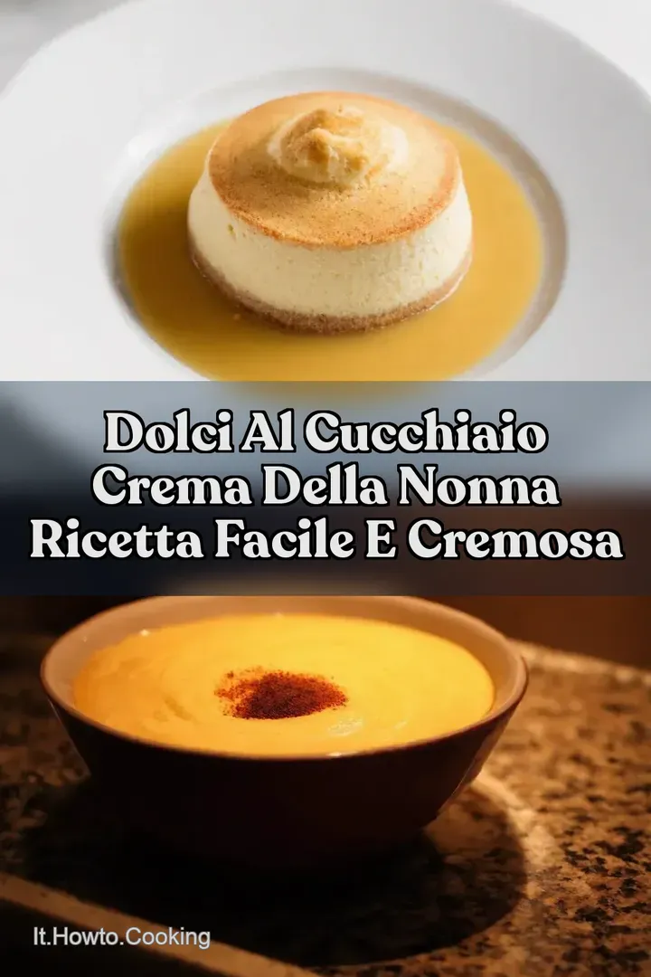 Dolci al cucchiaio Crema della Nonna Ricetta Facile e Cremosa