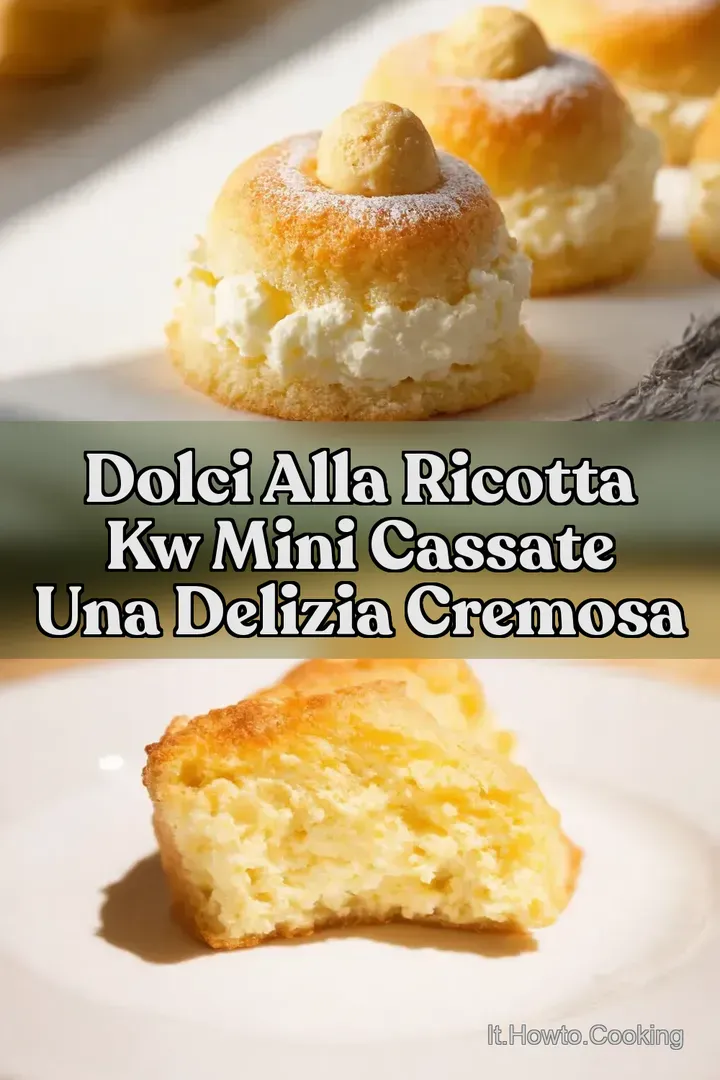 Dolci Alla Ricotta kw Mini Cassate Una Delizia Cremosa