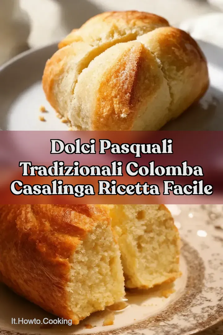 Dolci Pasquali Tradizionali Colomba Casalinga Ricetta Facile