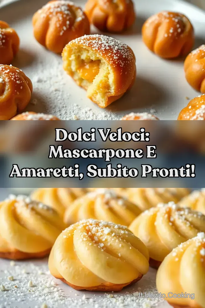 Dolci Veloci: Mascarpone e Amaretti Subito Pronti!