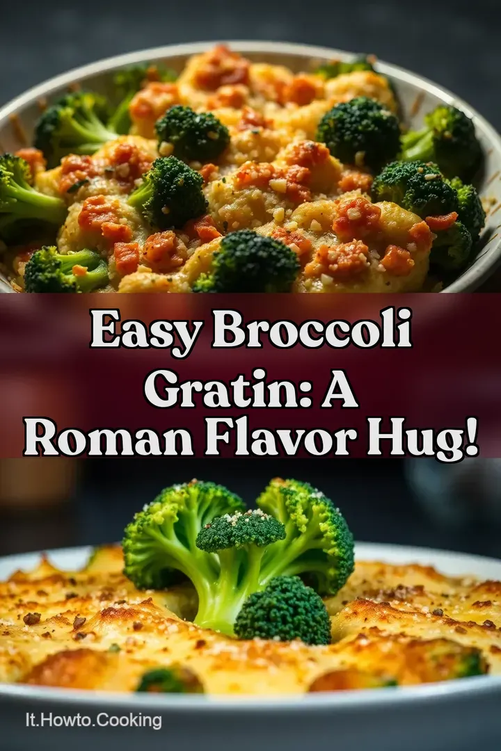 Easy Broccoli Gratin: A Roman Flavor Hug!