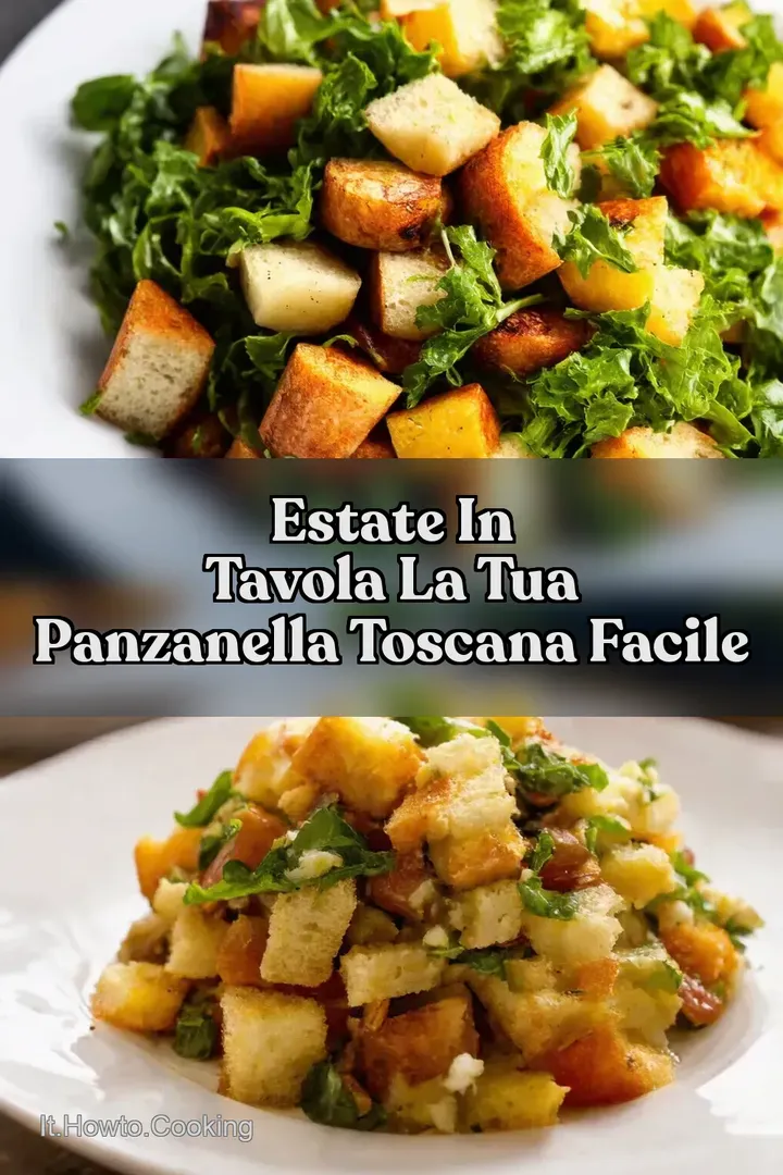 Estate in Tavola La Tua Panzanella Toscana Facile