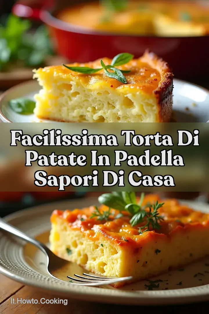 Facilissima Torta di Patate in Padella Sapori di Casa