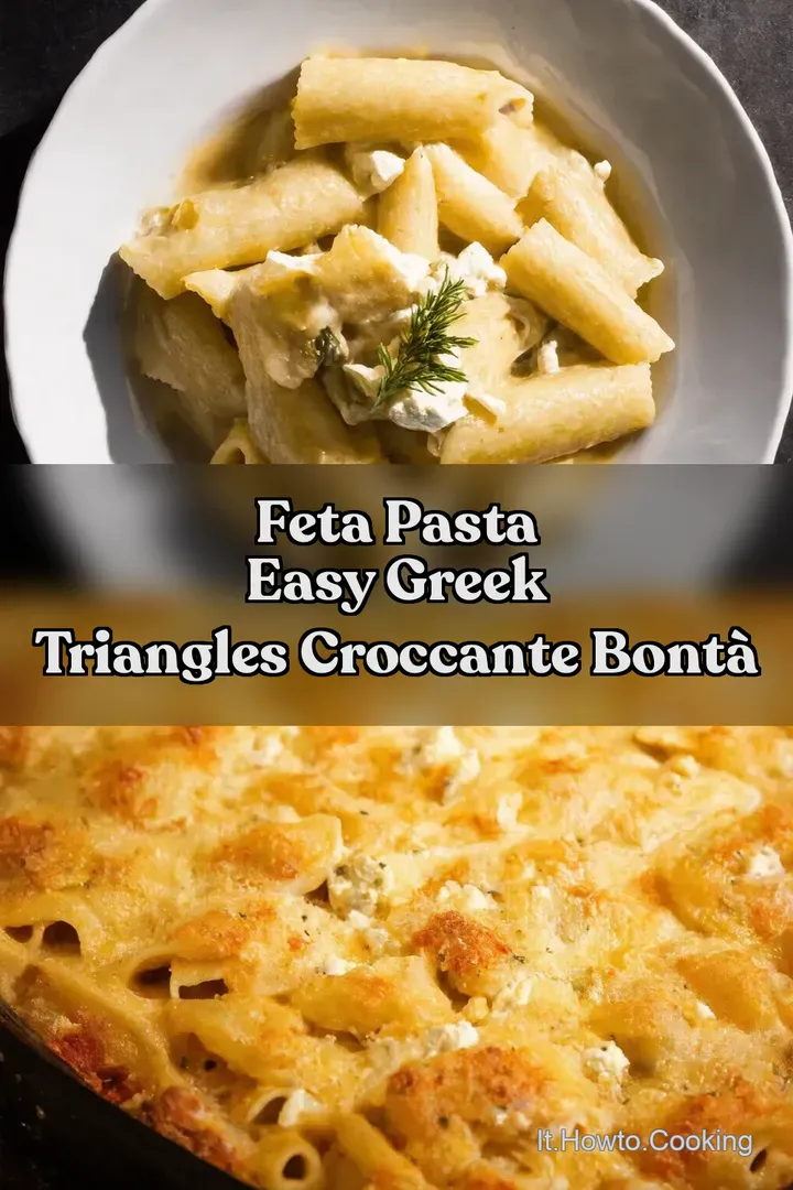 Feta Pasta Easy Greek Triangles Croccante Bont&agrave;