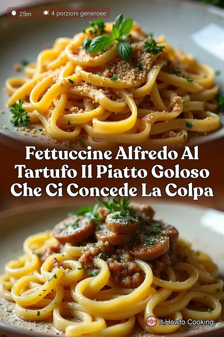 Fettuccine Alfredo al Tartufo Il Piatto Goloso che Ci Concede la Colpa