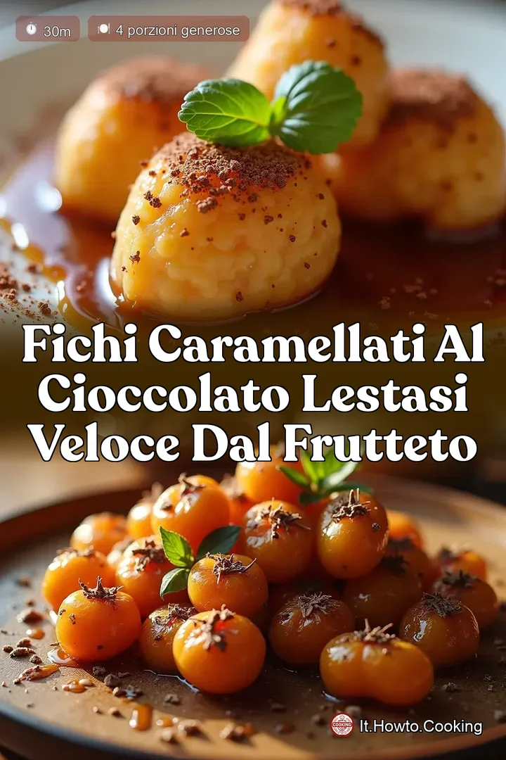 Fichi Caramellati al Cioccolato LEstasi Veloce dal Frutteto