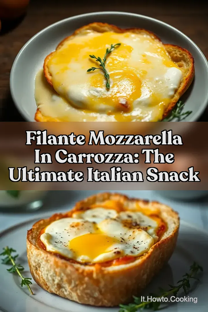 Filante Mozzarella In Carrozza: The Ultimate Italian Snack