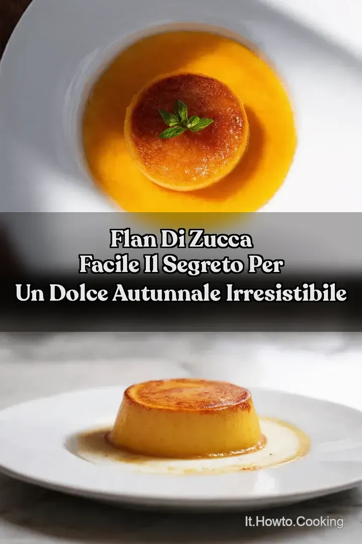 Flan di Zucca Facile Il Segreto per un Dolce Autunnale Irresistibile