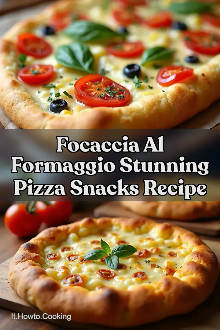 Focaccia Al Formaggio Stunning Pizza Snacks Recipe