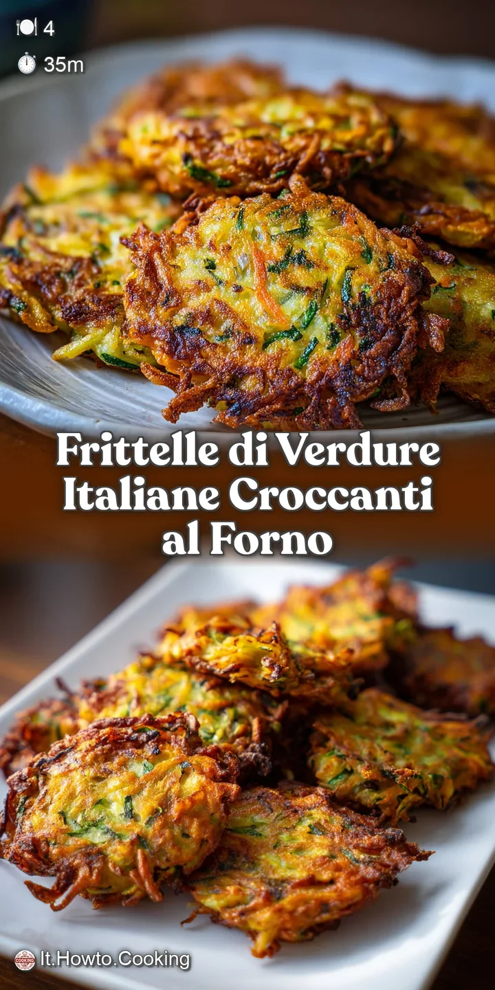 Close-up showcases the textured, crispy surface of the vegetable fritters, hinting at the delicious crunch and flavorful f...