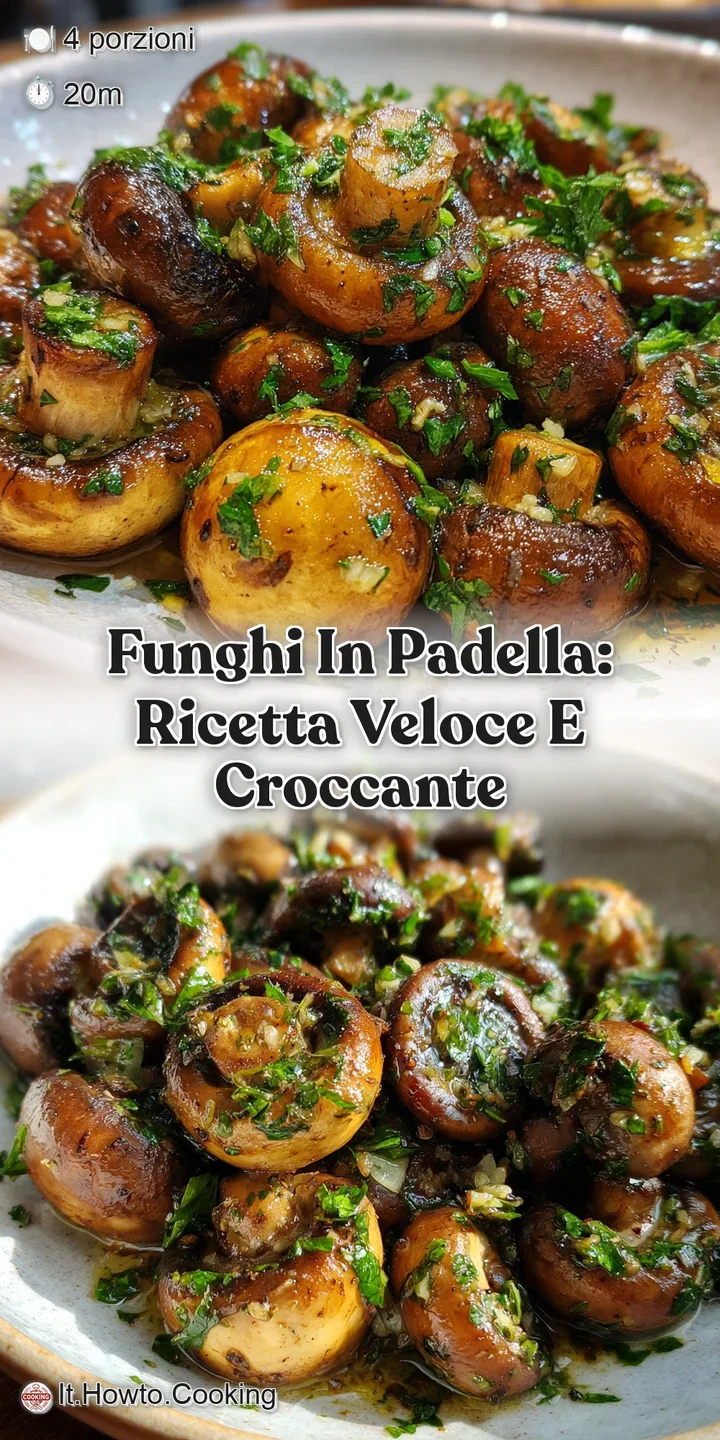 Close-up of glossy, tender mushrooms with browned edges. Hints of garlic and herbs, a symphony of earthy, savory goodness.