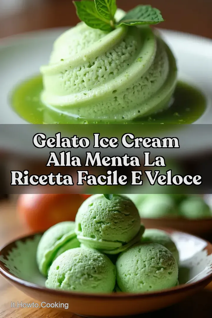 Gelato Ice Cream alla Menta La Ricetta Facile e Veloce