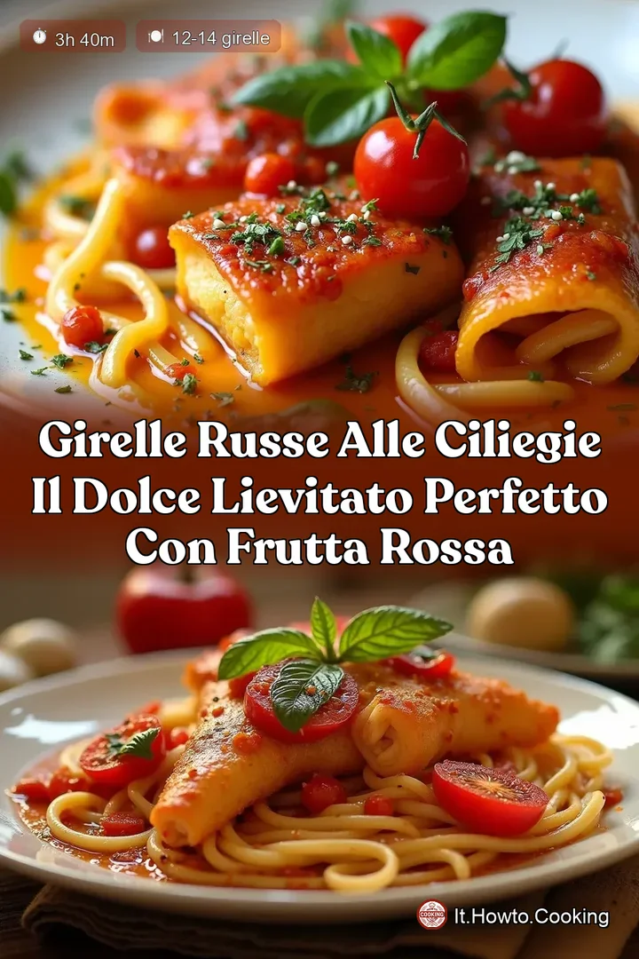 Girelle Russe alle Ciliegie Il Dolce Lievitato Perfetto con Frutta Rossa
