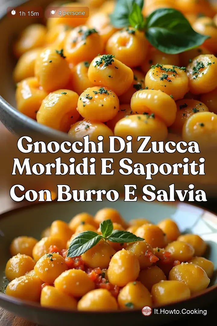 Gnocchi di Zucca Morbidi e Saporiti con Burro e Salvia