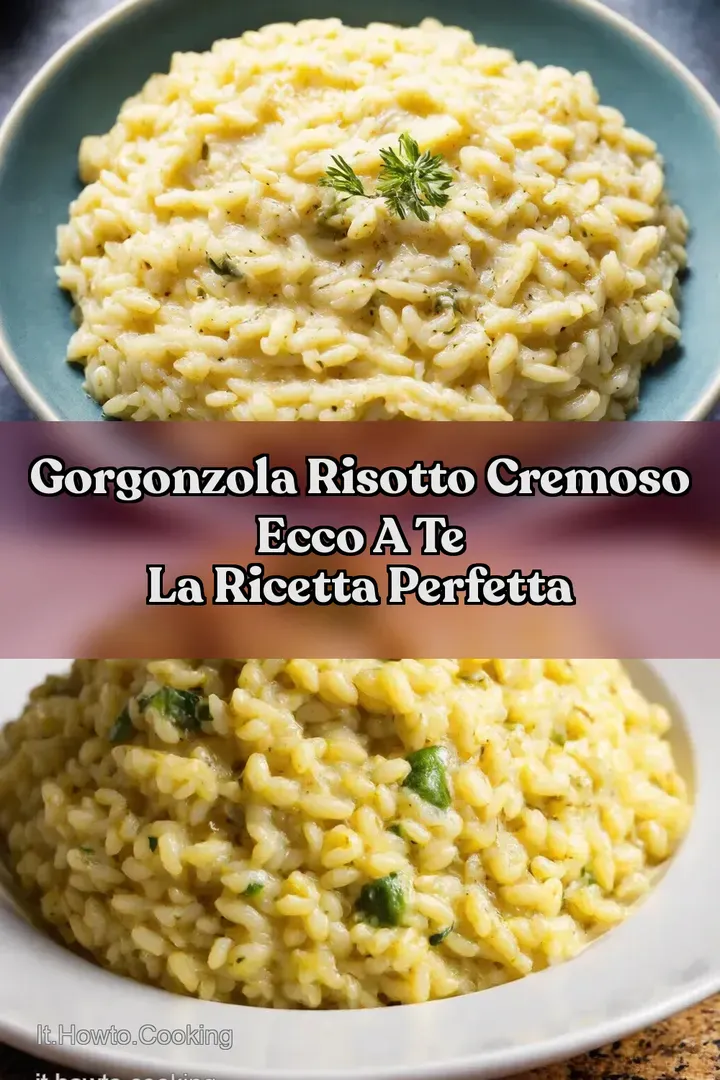 Gorgonzola Risotto Cremoso Ecco a Te la Ricetta Perfetta