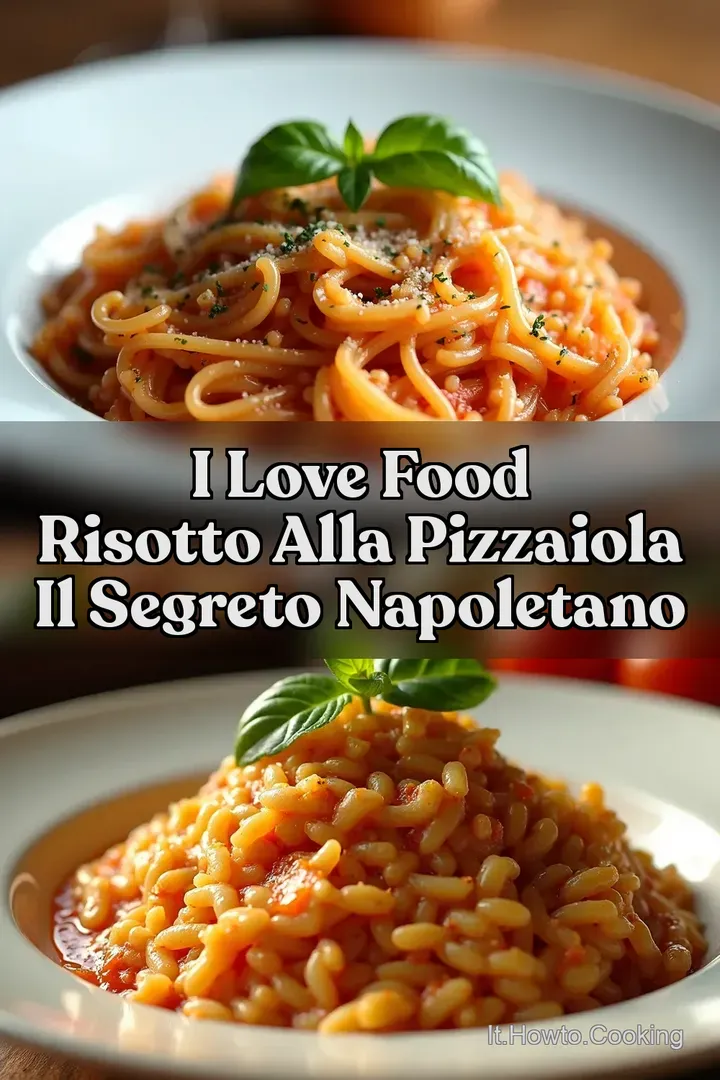 I Love Food Risotto alla Pizzaiola Il Segreto Napoletano