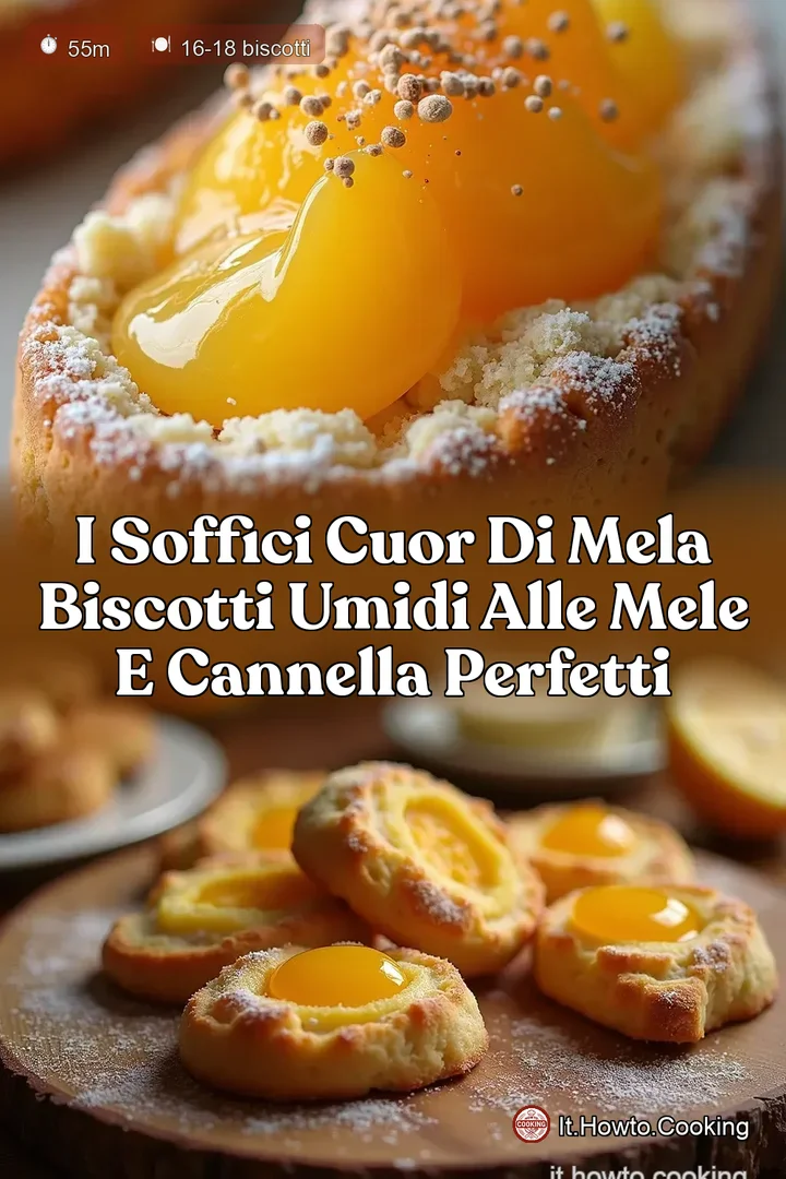 I Soffici Cuor di Mela Biscotti Umidi alle Mele e Cannella Perfetti